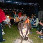 Sitting around the camp fire