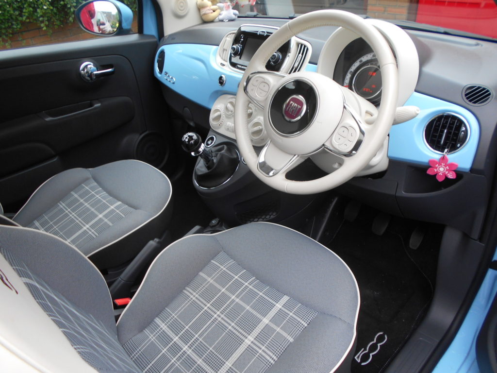 My Little Blue Fiat 500 Twinair