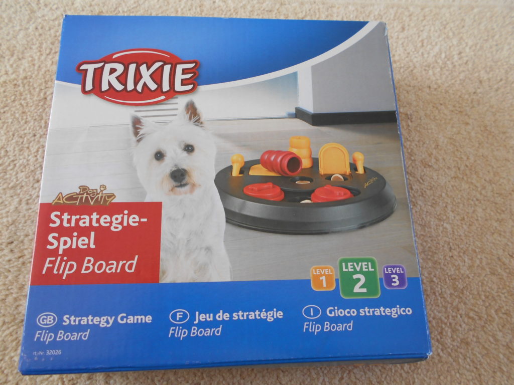 Trixie Dog Activity Flip Board Brain Training Puzzle Toy