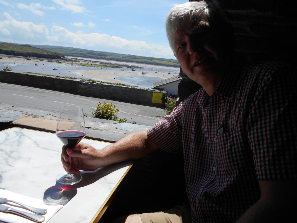 Mawgan Porth Beach Holiday In Cornwall with Clumberdoodle Archie 2019 The Mariners Arms Rock