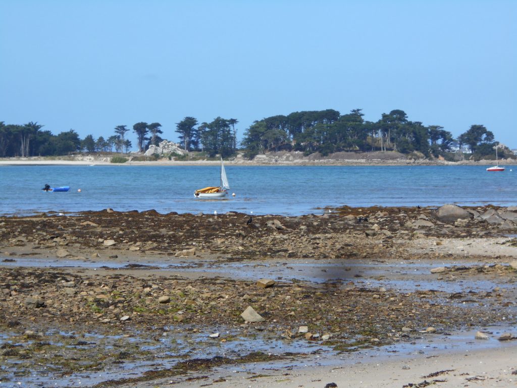 Looking over to the Point de Perhairdy Roscoff