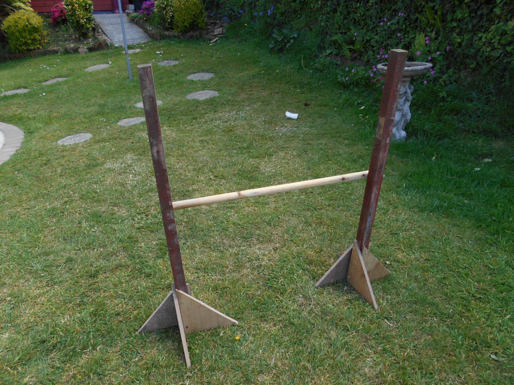 Dog Agility Ivybridge Archie's Homemade Agility Course