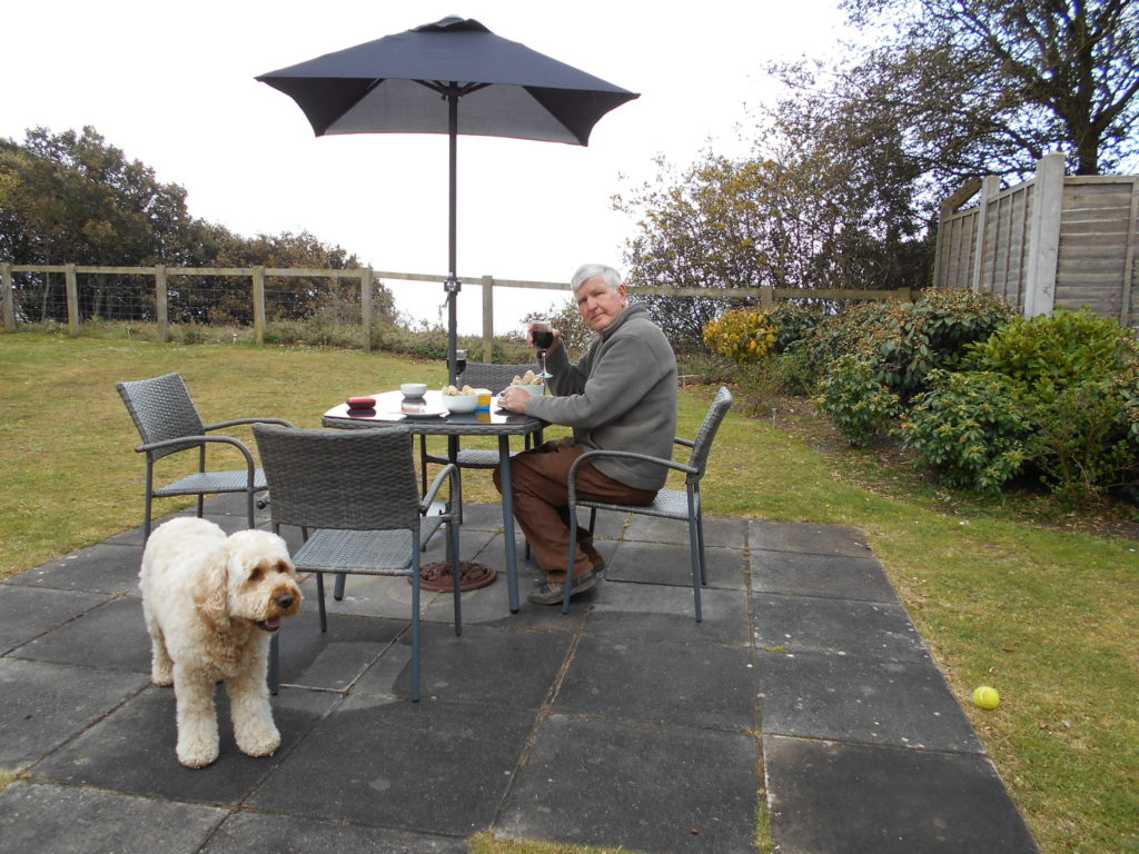 Lunch of Pate & Wine at Steamer Point Lodge
