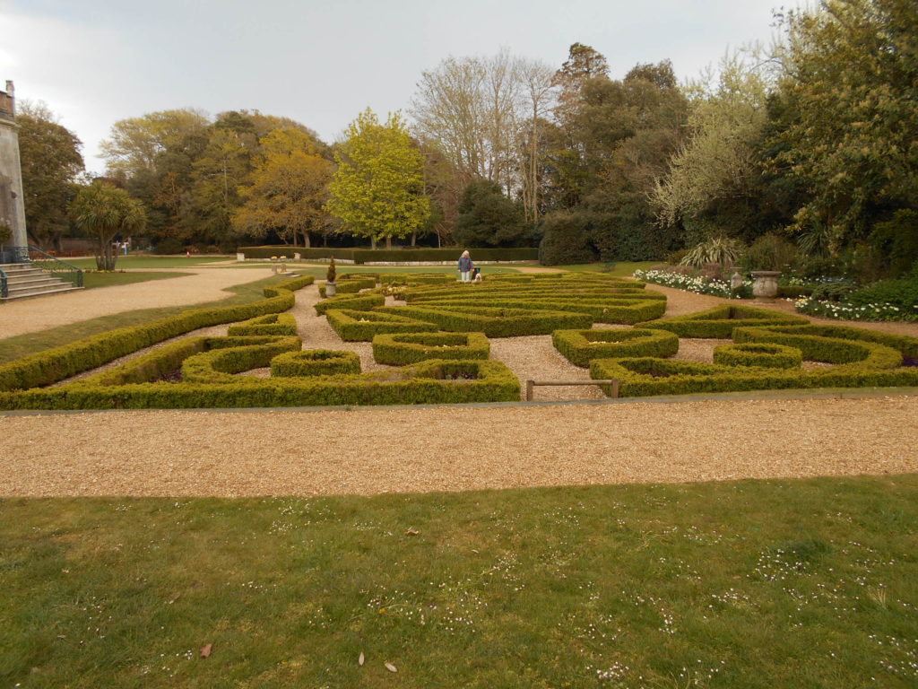 Maze at Highcliffe Castle Dorset