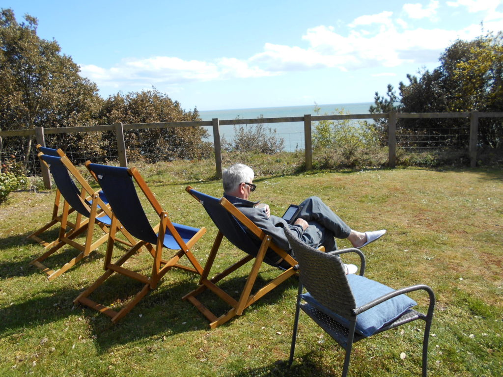 Relaxing at Steamer Point Lodge