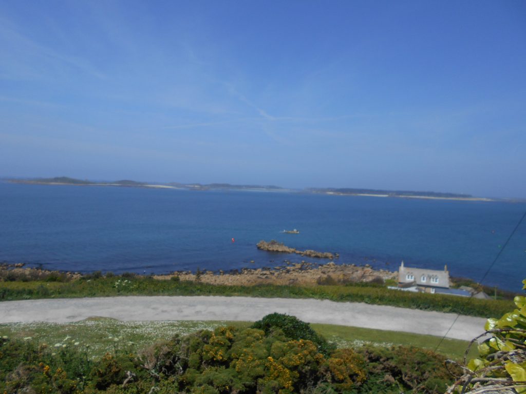 Views from the ramparts of the Star Castle Hotel St Mary's Isles of Scilly