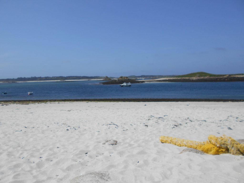 White Sandy Beach on St Martins Isles of Scilly