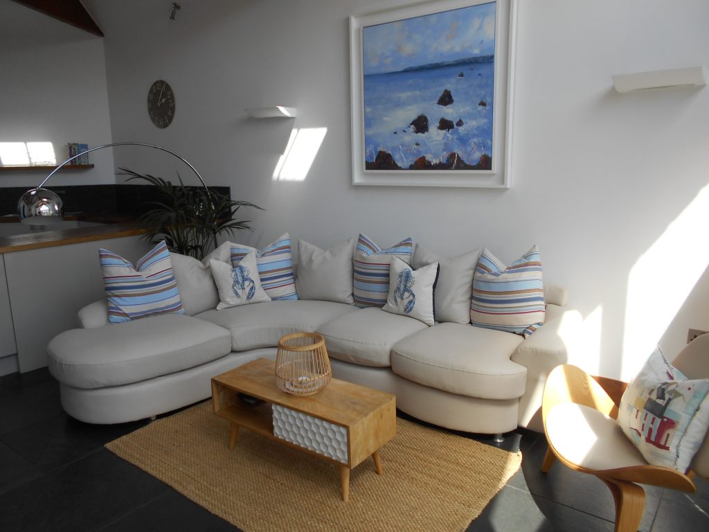 Merlin Farm Cottages Mawgan Porth Living Room