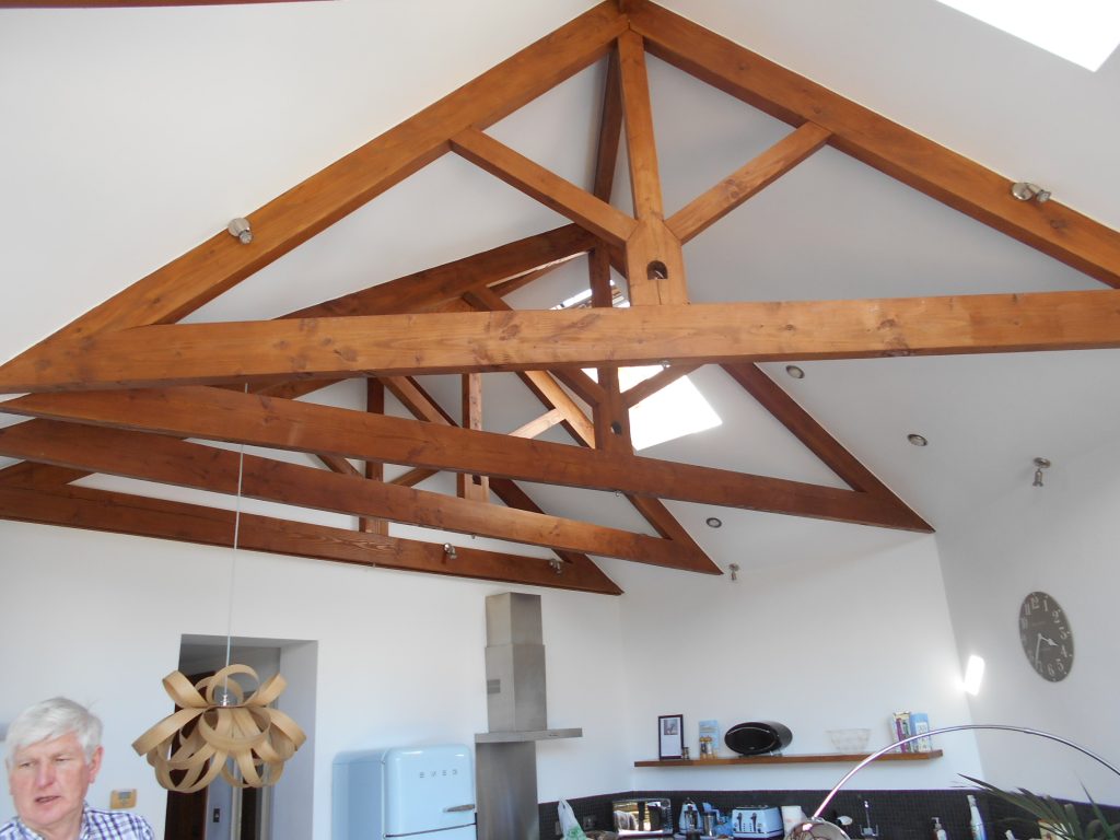Merlin Farm Cottages Mawgan Porth Beams