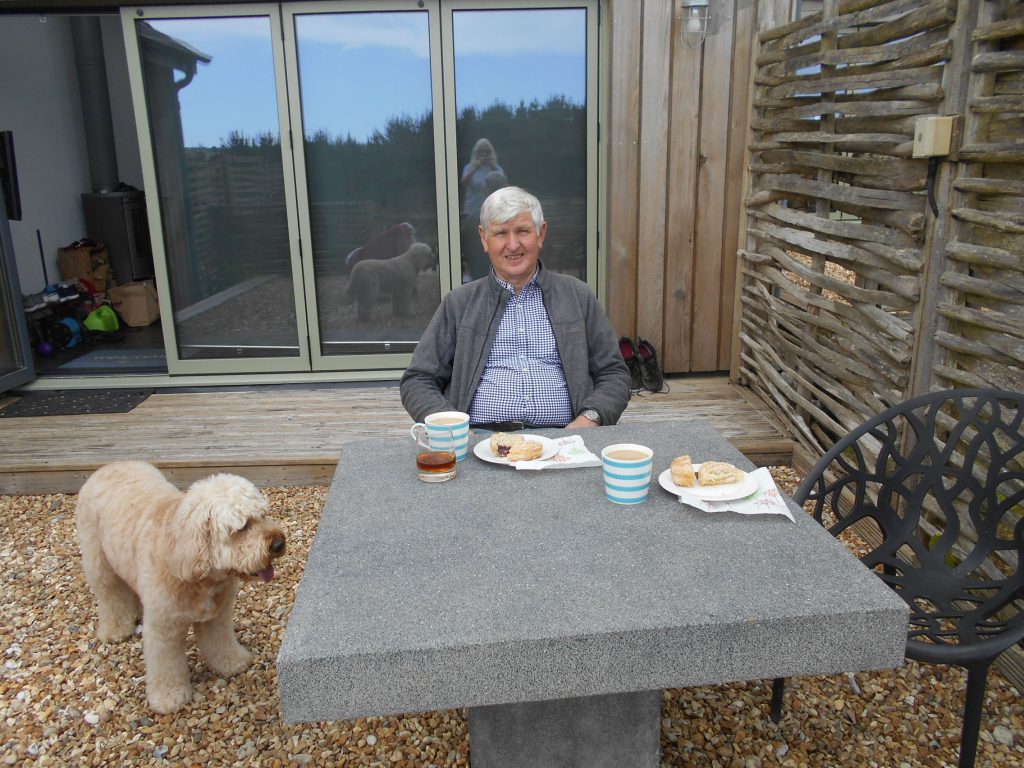 coffee in the garden merlin farm cottages