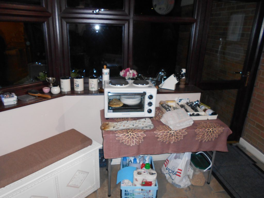 My temporary kitchen