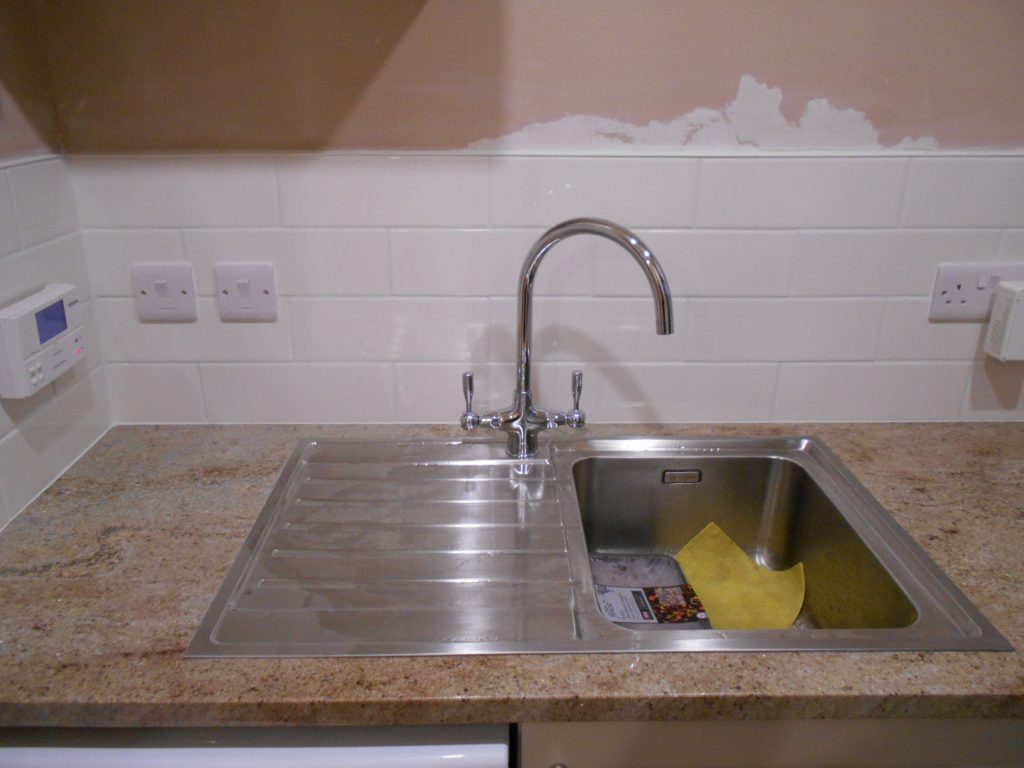 Keith Holder Kitchens Grouting done in Utility Room