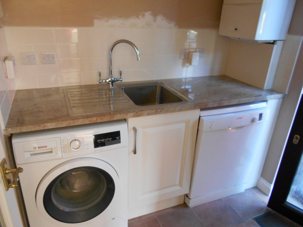 Keith Holder Kitchens Base Unit Handles Fitted Utility Room