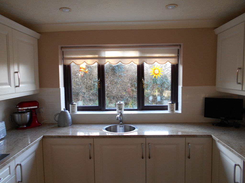 Final colour liquer paint on kitchen and utility walls
