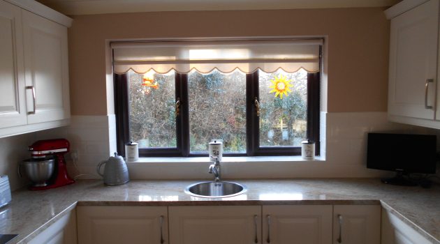 Final colour liquer paint on kitchen and utility walls