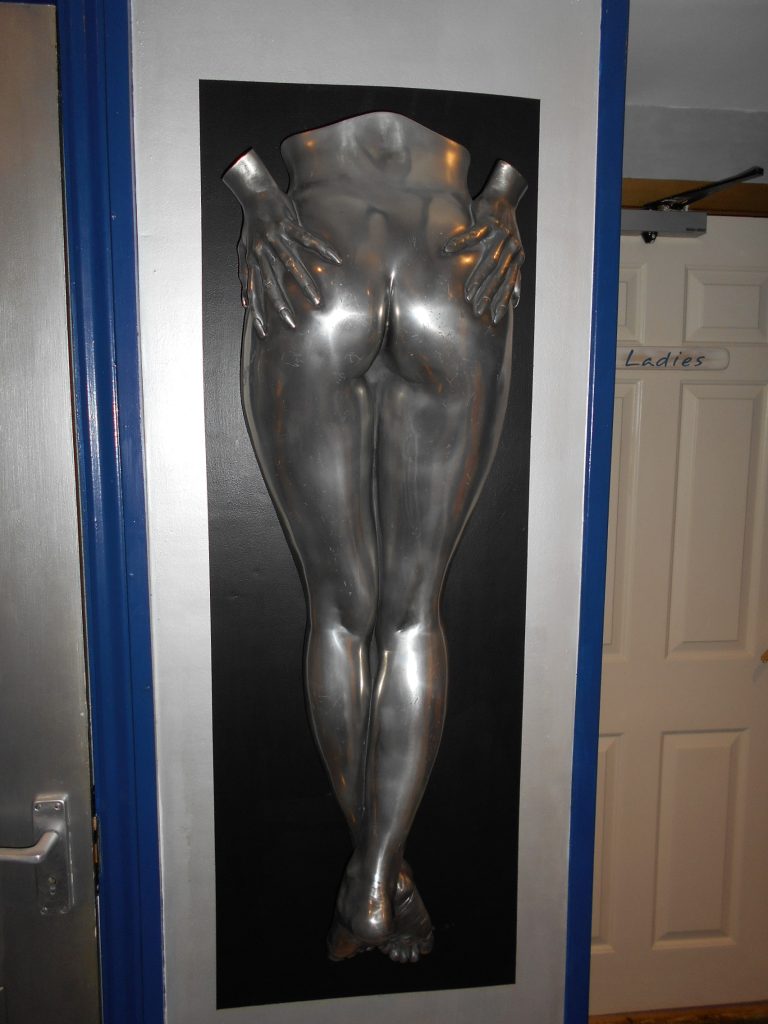The Talland Bay Hotel Hallway with unusual art work