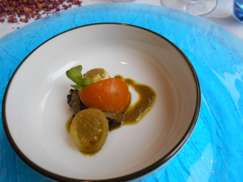 Talland Bay Hotel Heritage Tomatoes from Tasting Menu