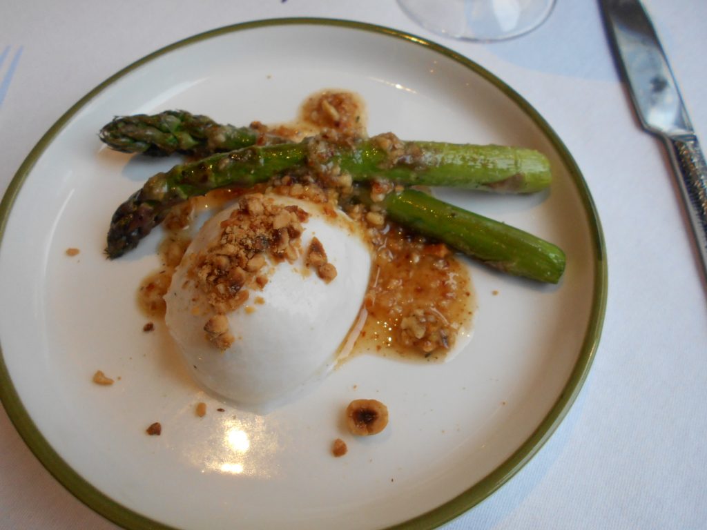 English Asparagus from Talland Bay Hotel Tasting Menu