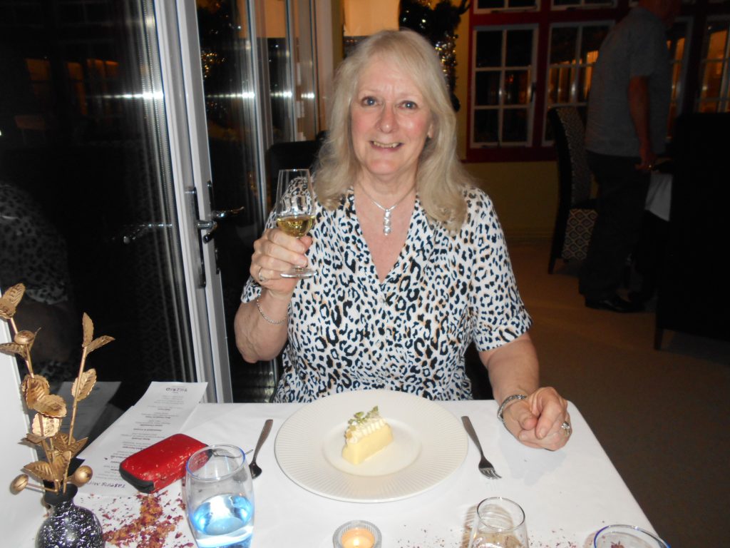 Lemon Cheesecake from the Tasting Menu of the Talland Bay Hotel