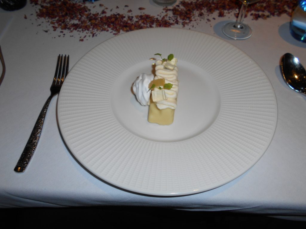 Lemon Cheesecake from the Tasting Menu of the Talland Bay Hotel