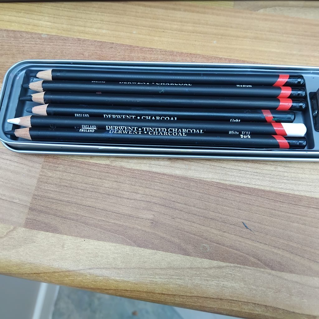 Charcoal pencils